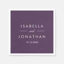 Der Olivenhain | Unsere Hochzeit nach Maß Serviette