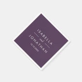 Der Olivenhain | Unsere Hochzeit nach Maß Serviette (Ecke)