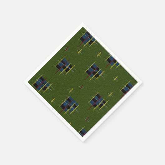 Der Olivenzweig Napkins Serviette (Ecke)