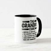Der Oma-Code Lustige Großmutter Tasse (VorderseiteRechts)