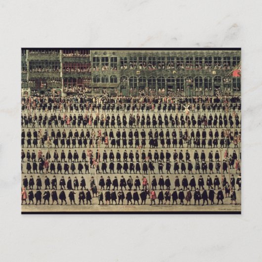 Der Ommeganck in Brüssel Postkarte (Vorderseite)