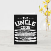 Der Onkel-Code Karte (Gelbe Blume)