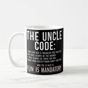 Der Onkel Code Spaß ist ein obligatorischer Famili Kaffeetasse