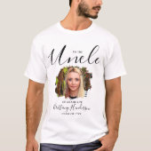 Der Onkel | Graduate Foto T - Shirt (Vorderseite)
