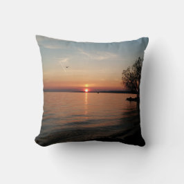 Der Ontariosee am Sonnenuntergang Kissen