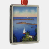 Der Ontariosee-Ansicht Silbernes Ornament (Rechts)