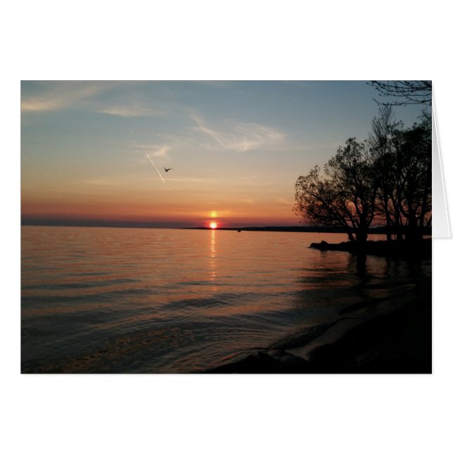 Der Ontariosee bei Sonnenuntergang (Vorderseite (Horizontal))