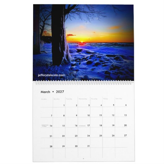 Der Ontariosee-Kalender Kalender (Mär 2027)