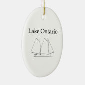 Der Ontariosee-Segelboot Keramikornament (Rechts)