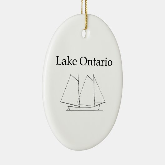 Der Ontariosee-Segelboot Keramikornament (Rechts)