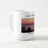 Der Ontariosee-Sonnenuntergang Kaffeetasse (Vorderseite Links)
