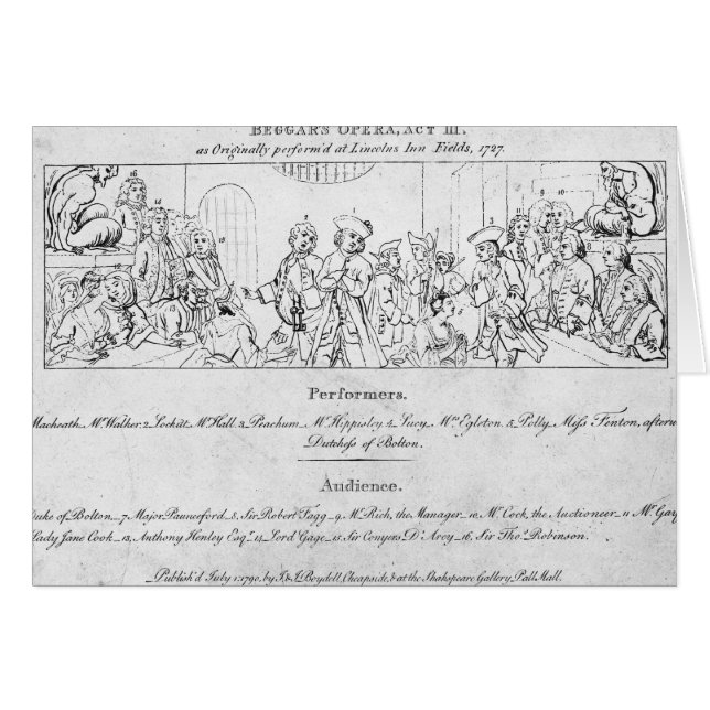 Der Opera des Bettlers (Vorderseite (Horizontal))