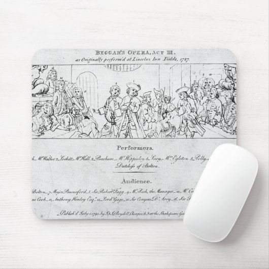 Der Opera des Bettlers Mousepad (Mit Mouse)