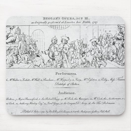 Der Opera des Bettlers Mousepad (Vorne)