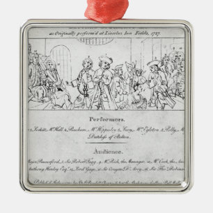 Der Opera des Bettlers Ornament Aus Metall