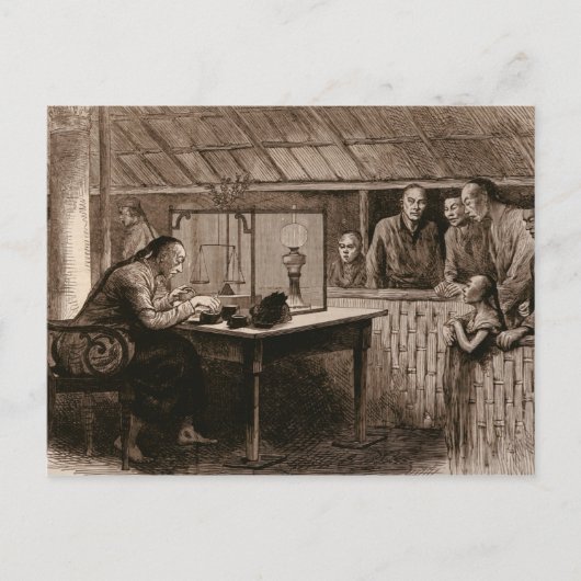 Der Opiumverkehr Postkarte (Vorderseite)