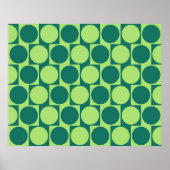 Der optische Täuschungscafe Wall-Effect Circles Gr Poster (Vorne)