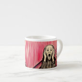 Der optische Täuschungsstil von Scream MUNCH BAUHA Espressotasse (Vorderseite Rechts)