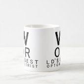 Der Optometriker-Geschenk-Kaffee-Tasse der Welt Kaffeetasse (Mittel)