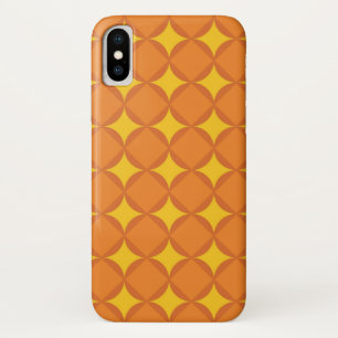 Der Orange 70er Jahre Styling-Kreis Case-Mate iPhone Hülle
