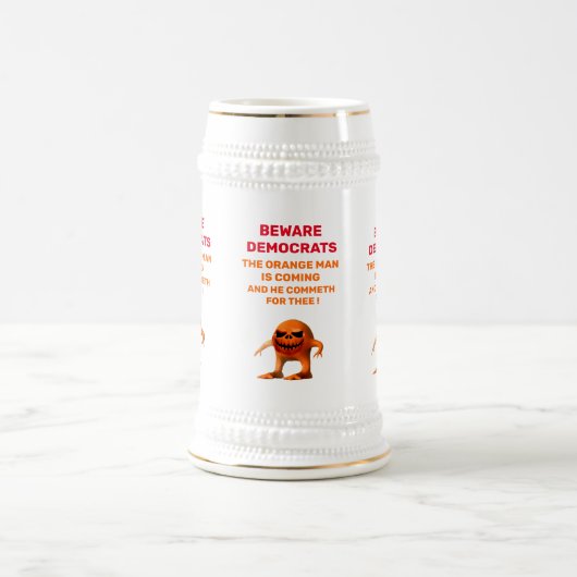 DER ORANGE BIERGLAS (Mittel)