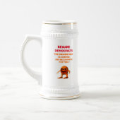 DER ORANGE BIERGLAS (Links)