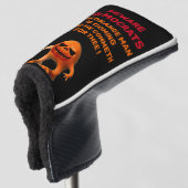 DER ORANGE GOLF HEADCOVER (3/4 Vorderseite)