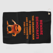 DER ORANGE GOLFHANDTUCH (Horizontal)