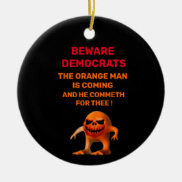 DER ORANGE KERAMIK ORNAMENT