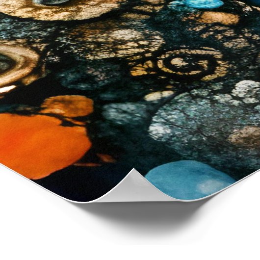 Der orange Mann Poster (Ecke)