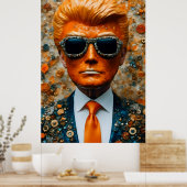 Der orange Mann Poster (Küche)