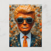 Der orange Mann Postkarte (Vorderseite)