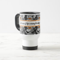 Der Orange Monarch Butterfly-Kaffee des Lebens