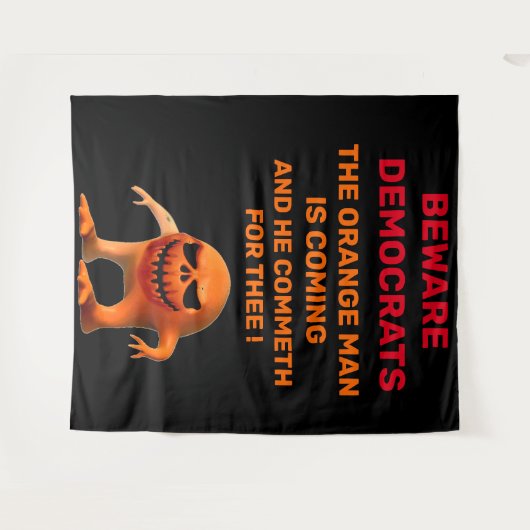 DER ORANGE WANDTEPPICH (Vorderseite (Horizontal))