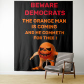 DER ORANGE WANDTEPPICH (Beispiel)