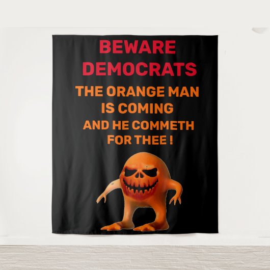 DER ORANGE WANDTEPPICH (Vorderseite)