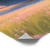 Der orangefarbene Hüter des Waldes Poster (Ecke)