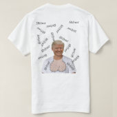 Der Orangefarbene Idiot-T - Shirt (Design Rückseite)