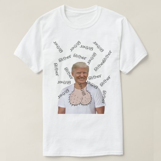 Der Orangefarbene Idiot-T - Shirt (Design vorne)