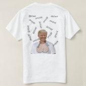 Der Orangefarbene Idiot-T - Shirt (Design Rückseite)