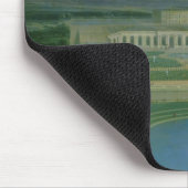 Der Orangery und das Chateau in Versailles, 1696 Mousepad (Ecke)