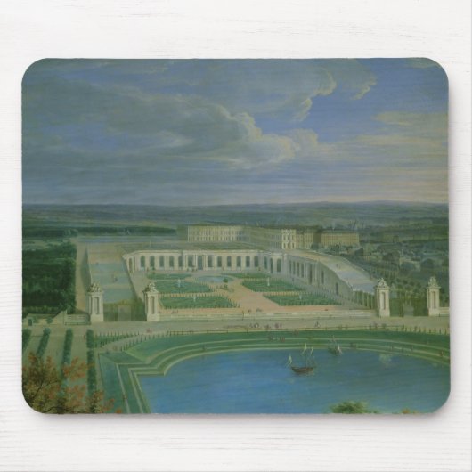 Der Orangery und das Chateau in Versailles, 1696 Mousepad (Vorne)