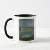 Der Orangery und das Chateau in Versailles, 1696 Tasse (Links)