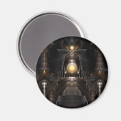 Der Orb des Fraktals Acrellis Art Magnet (Vorderseite/Rückseite)