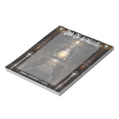 Der Orb von Acrellis Fraktal Art Notepad Notizblock (Rotiert)