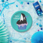 Der Orca Killer Whale zum Geburtstag Pappteller (Party)