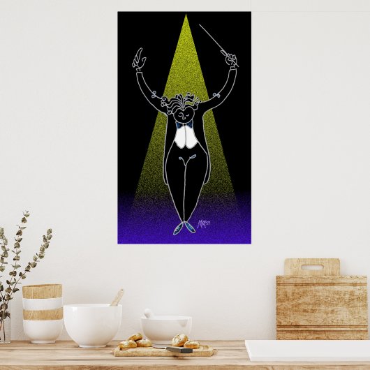 Der Orchesterdirektor Poster (Küche)