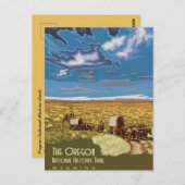 Der Oregon National Historic Trail Wyoming Postkarte (Vorne/Hinten)