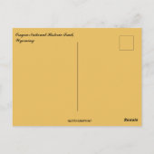 Der Oregon National Historic Trail Wyoming Postkarte (Rückseite)