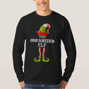 Der organisierte Elf  Weihnachtsgruppen-Matching-F T-Shirt